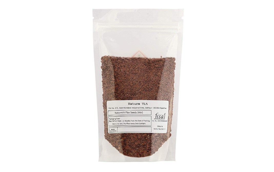 Nature Vit Raw Flax Seeds (Alsi)    Pack  900 grams